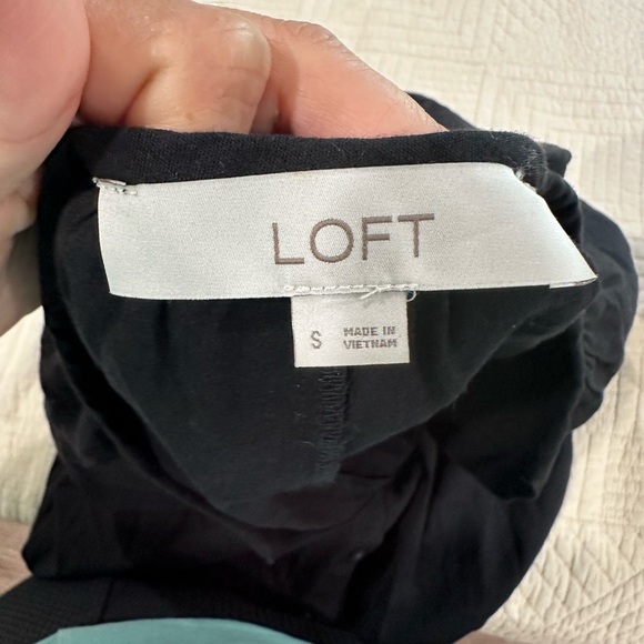 LOFT Elegant Black Button-Down Dress Size S - Picture 4 of 6